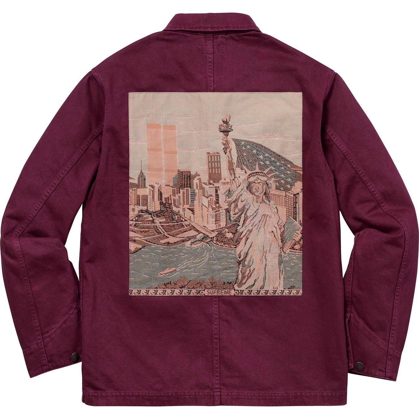 NY Tapestry Denim Chore Coat view 3